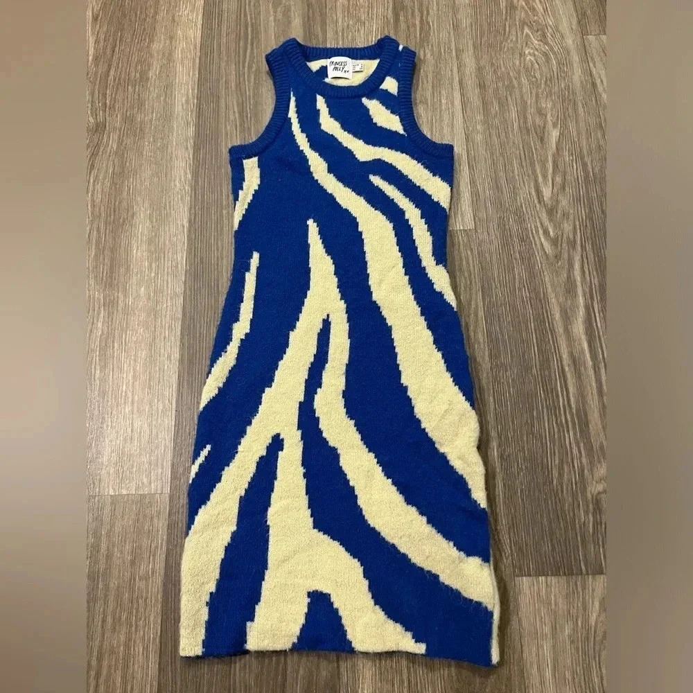 Princess Polly Blue and Yellow Dress